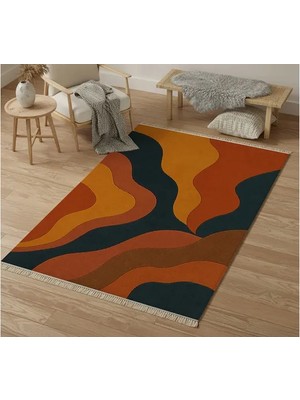 Vivense Renkli Çöl Dokuma Taban Halı, 517 Yng, 120X180 cm