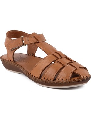 Beety 26018 26YS Kadın Günlük Sandalet Taba