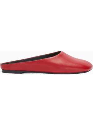 3.1 Phillip Lim Id Mule Flat %100 Deri Lüks Tasarım Kadın Mule Terlik