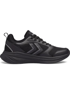 Hummel Siyah-Siyah Unisex Fileli Hafif Esnek Yürüyüş Koşu ve Spor Ayakkabı