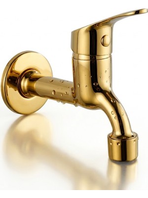 STANDART Tekli Aç-Kapa Musluk Gold - Modern ve Dayanıklı Tasarım