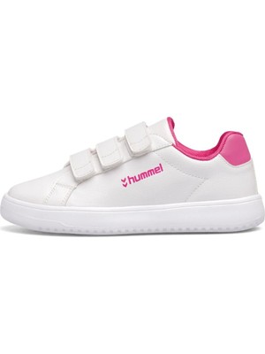 Hummel Beyaz-Pembe Cırtlı Kız Çocuk Spor Ayakkabı 900862 Hml Busan 25 Jr