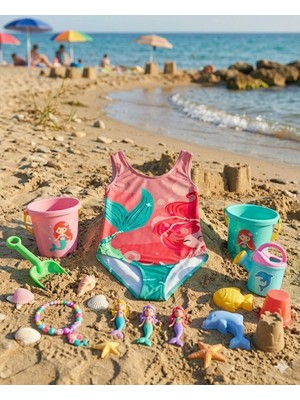 Cg Kids Cg Jids Deniz Kızı Baskılı Kız Çocuk Mayo