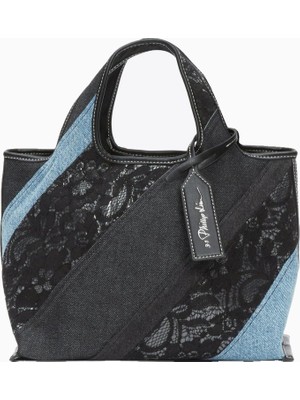 3.1 Phillip Lim Lace Patchwork Kadın Mini Market Tote Çanta