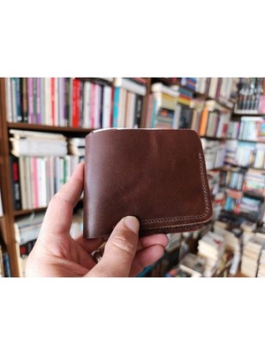 Mahfuz Gerçek Deri Tamamen El Emeği Cüzdan 22CM*8CM * 1 Kağıt Para Alanı 4 Kart Bölmesi DAK230
