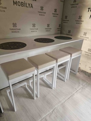 TURGUTSAN MOBİLYA Bar Sandalyesi Bar Taburesi 65 cm Ücret 1 Adet Fiyatı