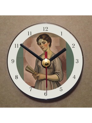 Bsb Martin Kavel Magnet Saat Buzdolabı Süsü Duvar Saati 10,5cm MS7036