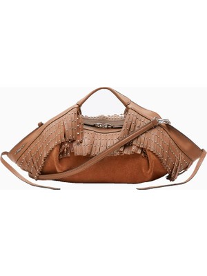 3.1 Phillip Lim Suede Fringe Mini Luna Süet Kadın Çapraz ve El Çantası