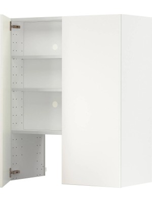 Ikea Metod Mutfak Duvar Dolabı, Aspiratör Dolabı Vallstena Beyaz, 80X38.6X100 cm
