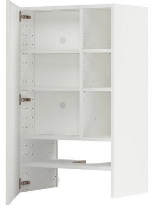 Ikea Metod Mutfak Duvar Dolabı, Aspiratör Için, Stensund Beyaz, G60 x D38.8 x Y100 cm – 25 Yıl Garan