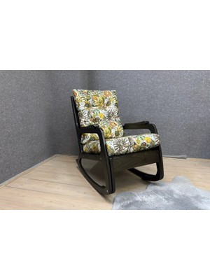 Vivense Sallanan Sandalye, Retro Yeşil, Wenge Siyah