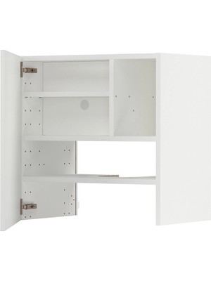 Ikea Metod Mutfak Duvar Dolabı, Stensund Beyaz Aspiratör Dolabı, 60X39X60 cm