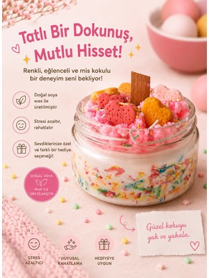 Colored Candies Cup Cake Mum