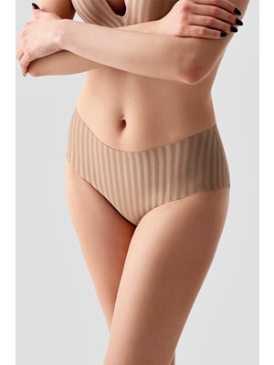 Cotonhause Kadın Lazer Kesim Hipster Cappuccino Külot C2T1N2963