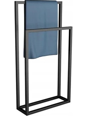 Vivense Lacerda Siyah Metal Havluluk
