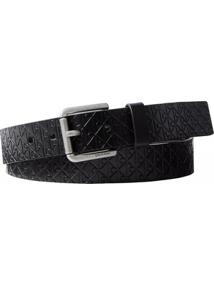 Calvin Klein Erkek Metal Tokalı Ayarlanabilir Deri Siyah Kemer LV04D7099G-V8L