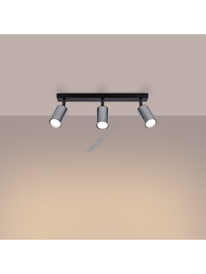 Riolight Riolıght Modern1 Krom1 Hareketli Başlık 3XGU10 LED Spot Avize(Ampül Dahil)