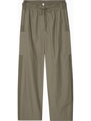 3.1 Phillip Lim Poplin Double Waistband Geniş Paça Kadın Pantolon