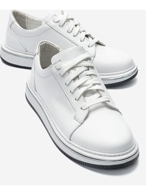 Depderi Hakiki Deri Erkek Sneaker Ayakkabı