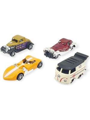 Kuzgun Ticaret Alloy Racer 4'lü Araç Seti - 780-413   (Lisinya)