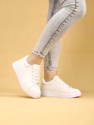 Layki Parvon Beyaz  Renkli Sneaker