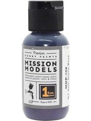 Belirtilmemiş Models MMP-108 Q1 Parlama Önleyici Siyah Ikinci Dünya Savaşı Kaput Akrilik Boya 1 Oz (30ML)