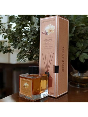 Belirtilmemiş Mouvement Sandal Esintisi 100 ml Çubuklu Oda Kokusu Evinize Sakinlik Doğal Şıklık Katın