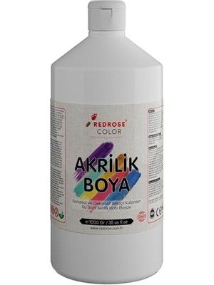 Belirtilmemiş Beyaz Akrilik Boya 1000GR