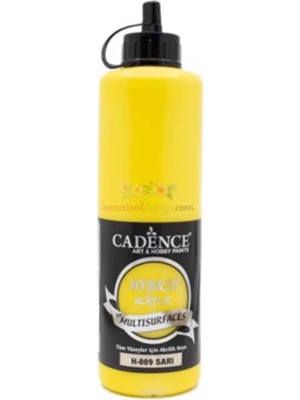 Belirtilmemiş Hybrid Multisurface Akrilik Boya 500 Ml. H-009 Sari