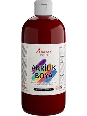 Belirtilmemiş Bordo Akrilik Boya 500GR