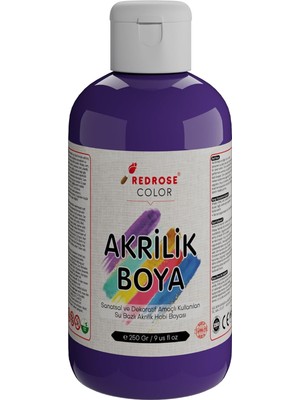 Belirtilmemiş Mor Akrilik Boya 250 gr