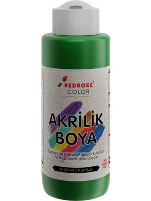 Belirtilmemiş Yeşil Akrilik Boya 120 ml