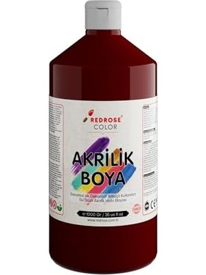 Belirtilmemiş Bordo Akrilik Boya 1000 gr
