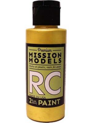 Belirtilmemiş Models MMRC-020 Su Bazlı Rc Boya, 2 Oz Şişe, Inci Altın