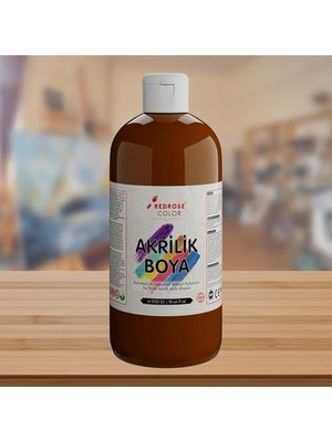 Belirtilmemiş Kahverengi Akrilik Boya 500 gr