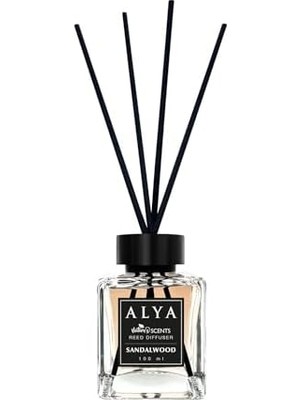 Belirtilmemiş Alya Alya 's Scents Sandalwood Bambu Çubuklu Oda Kokusu - Sandal Ağacı Kokusu