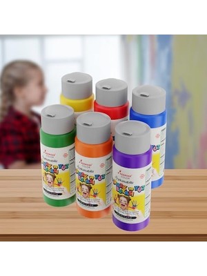 Belirtilmemiş Ara Renkler Parmak Boyası 6'lı Set 6X60 ml