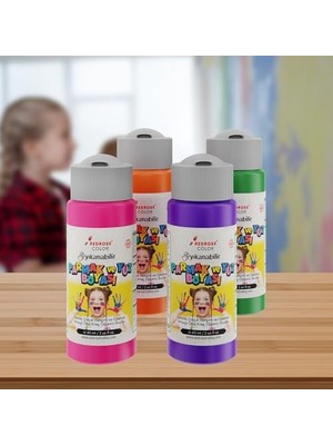 Belirtilmemiş Ara Renkler Parmak Boyası 4'lü Set 4X60 ml