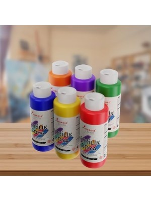 Belirtilmemiş Ara Renkler Akrilik Boya 6'lı Set 6X120 ml