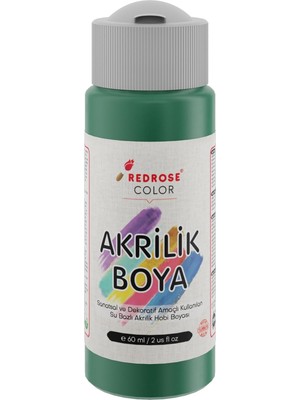 Belirtilmemiş Koyu Yeşil Akrilik Boya 60 ml