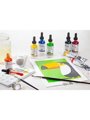 Belirtilmemiş Akademie Akrilik Mürekkep 50 ml 227 Cadmium Orange Hue