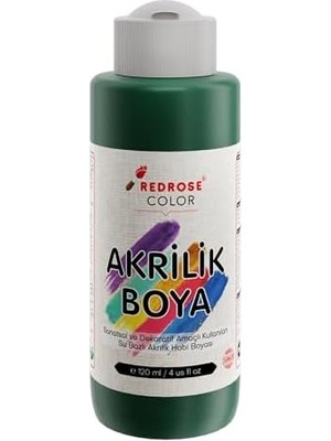 Belirtilmemiş Koyu Yeşil Akrilik Boya 120 ml