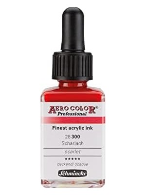 Belirtilmemiş Aero Professional Akrilik Mürekkebi 28 ml 300 Scarlet