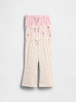 Gap Bebek Pembe First Favorites Organik Pamuk Pantolon (3’lü)