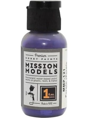 Belirtilmemiş Models MMP-121 Mor 1 Mor Akrilik Boya 1 Oz (30 Ml)