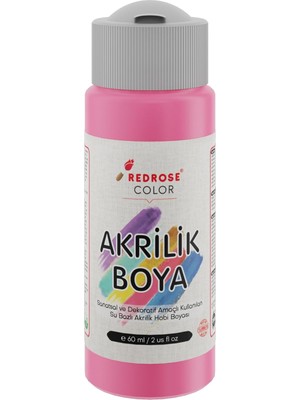 Belirtilmemiş Pembe Akrilik Boya 60 ml