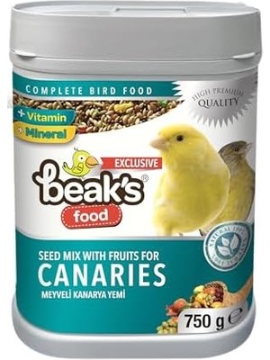 Belirtilmemiş Beak's Meyveli̇ Kanarya Yemi̇ 750 gr