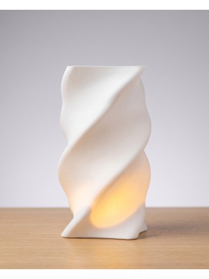 Fora3D Aura Twist Modern Gece Lambası / Dekoratif Masa Lamba 3D Baskı
