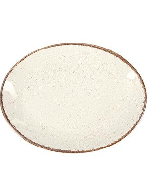 Belirtilmemiş 04ALM001574 Seasons Kayık Tabak, Porselen
