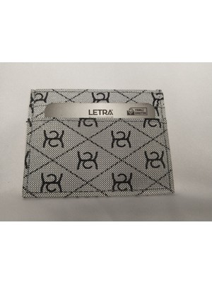 Letra Çift Taraflı Orta Bölmeli Ince Kartlık